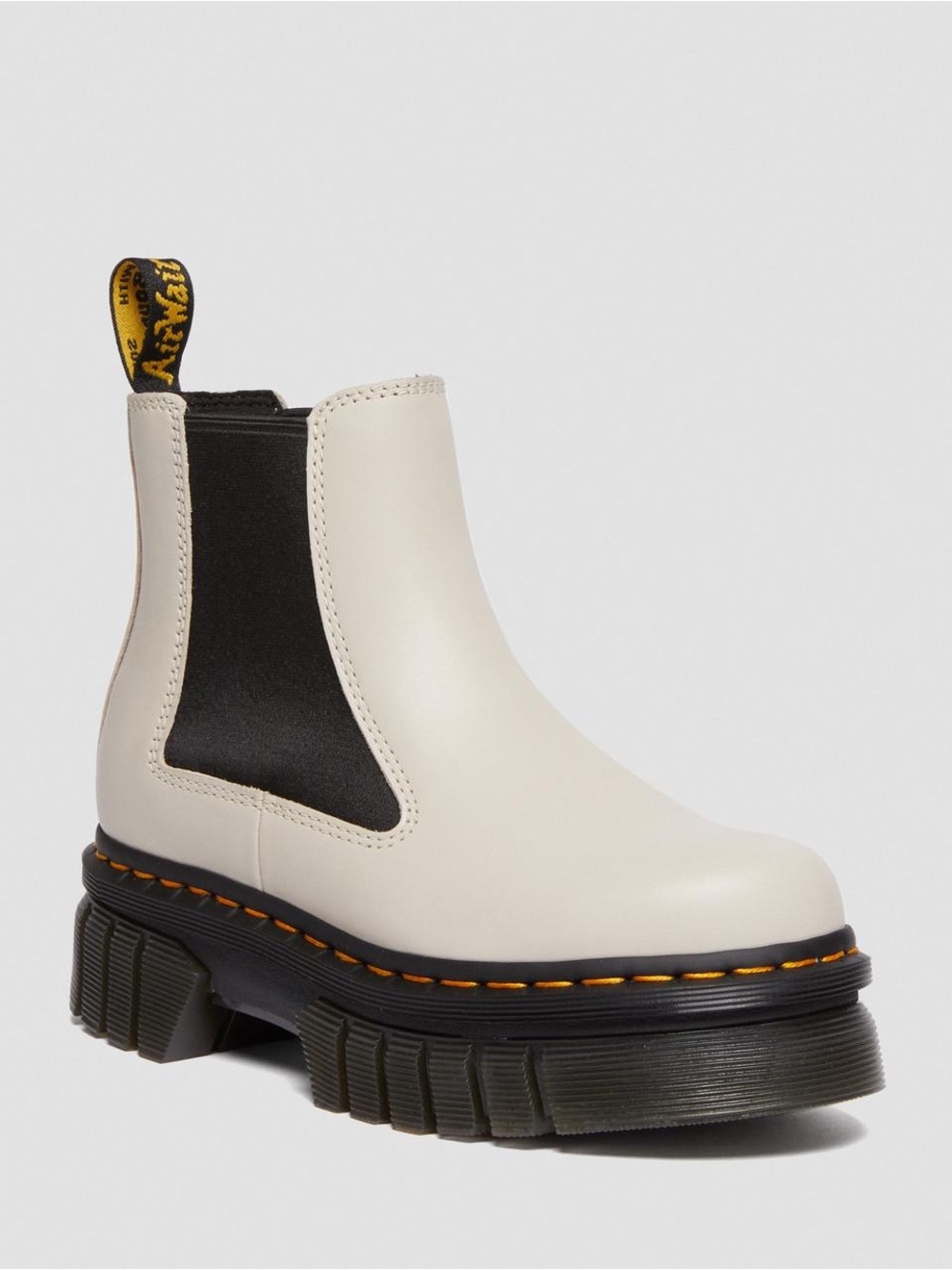 Dr. Martens AUDRICK NAPPA LEATHER PLATFORM CHELSEA BOOTS